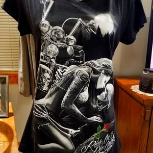 XL Ride or Die Chick tshirt